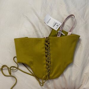 House of CB Olive Corset Top